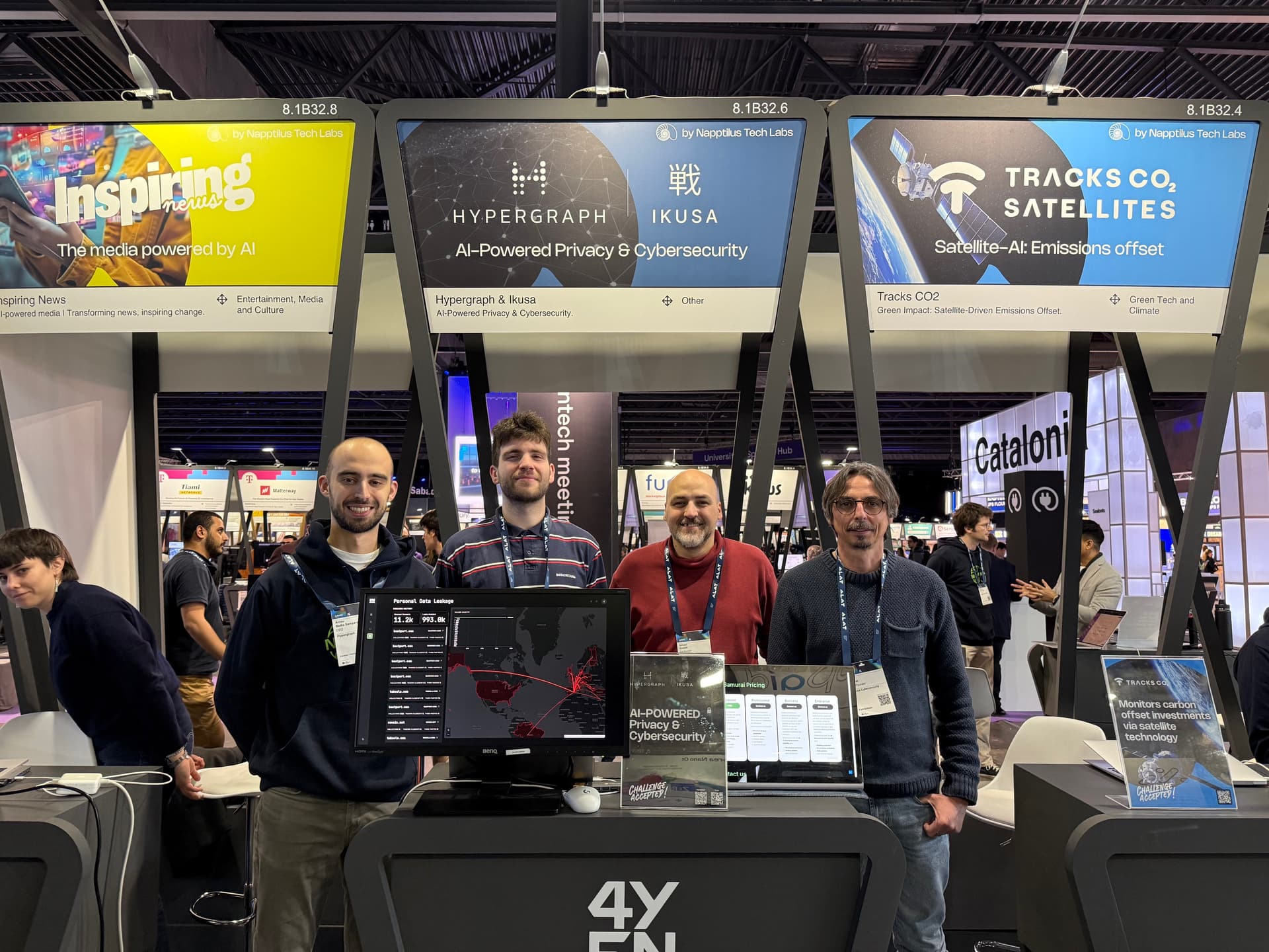 Demostración en vivo en nuestro stand